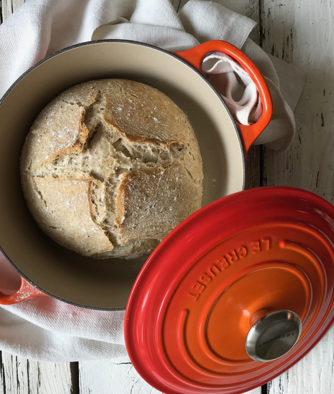 Pane Semplice in Cocotte di Ghisa Facile Buono